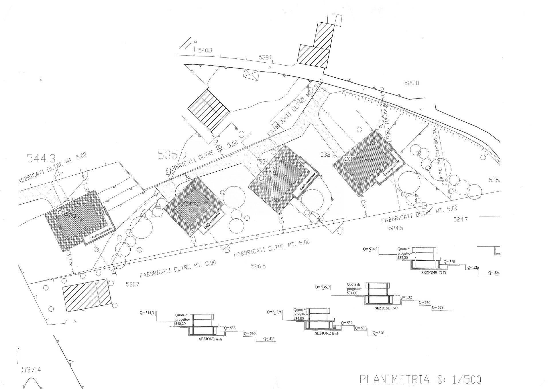 Foto 19 - Terreno edificabile Via Salvo D'acquisto, Viagrande - planimetria 1