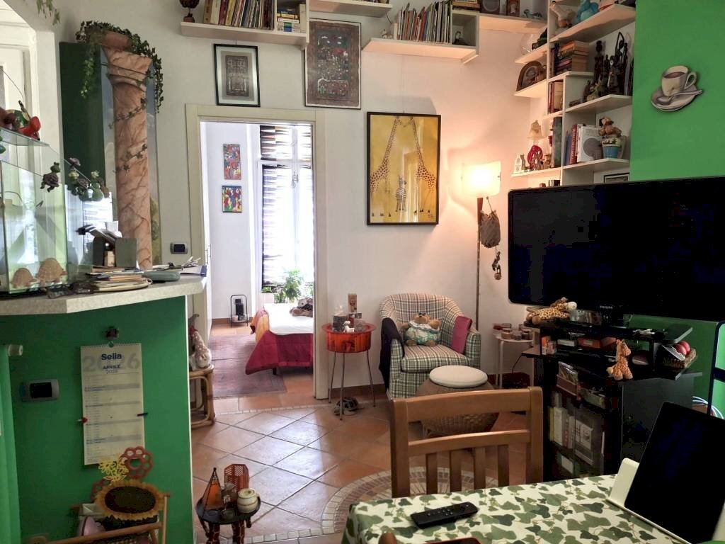 Salone - Bilocale via Principessa Clotilde, 48, Torino (zona San Donato) - foto 2