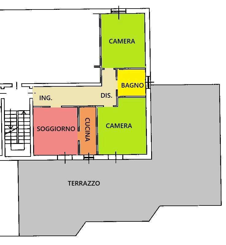 Foto 25 - Trilocale via XXV Aprile, Rottofreno - planimetria 1