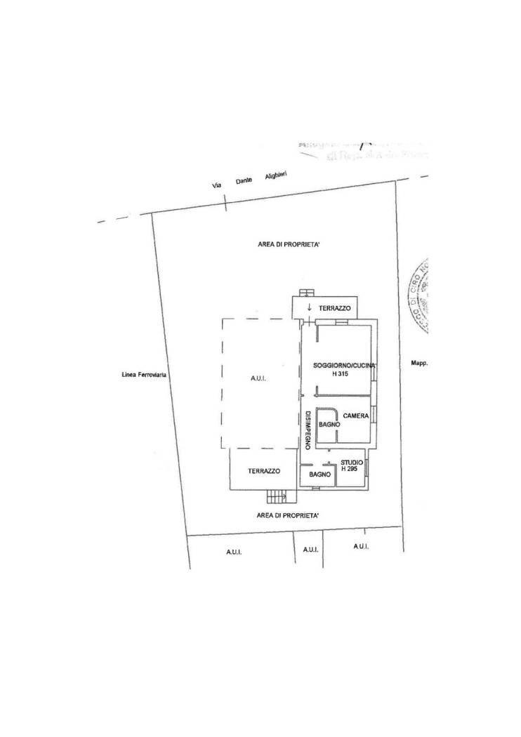 Villa via Dante Alighieri, 8A, Vergiate - planimetria 1