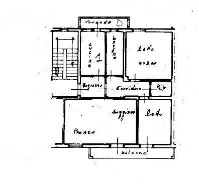 Foto 20 - Four-room apartment Via Bologna, Ferrara - floor plans 1