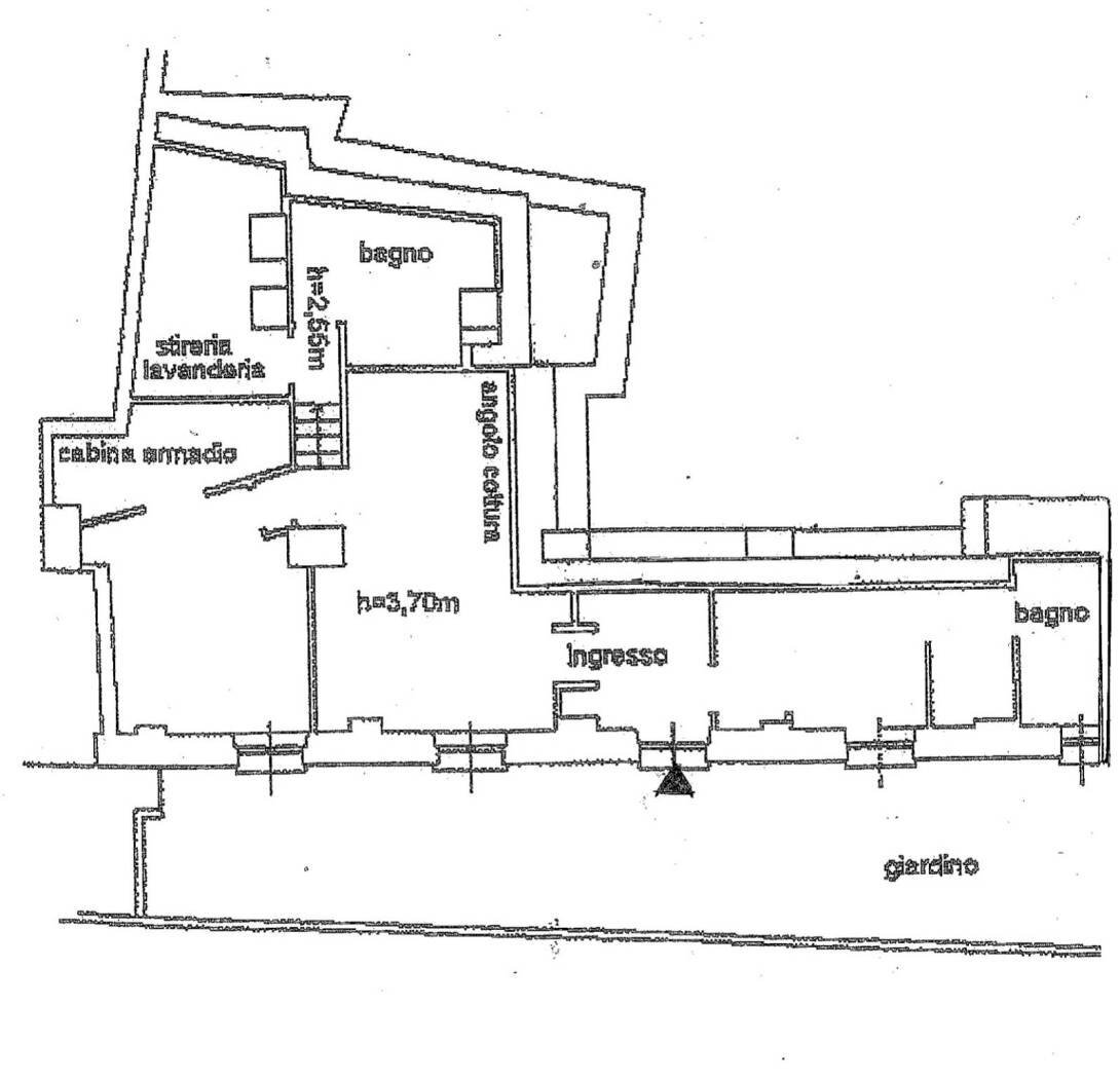 Quadrilocale via Trento, Genova (zona Albaro) - planimetria 1