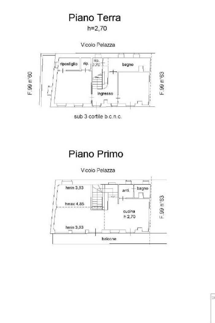 Villa vicolo Ritana, 4, Carmagnola - planimetria 1