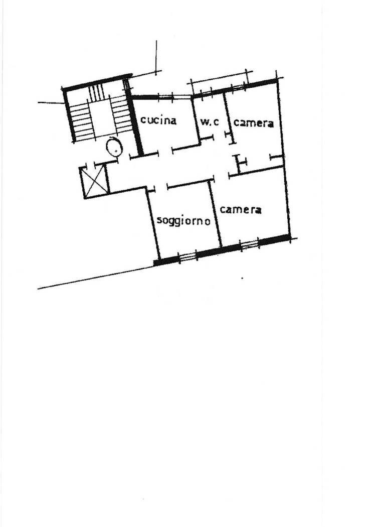 Quadrilocale Bologna (zona Marconi) - planimetria 1