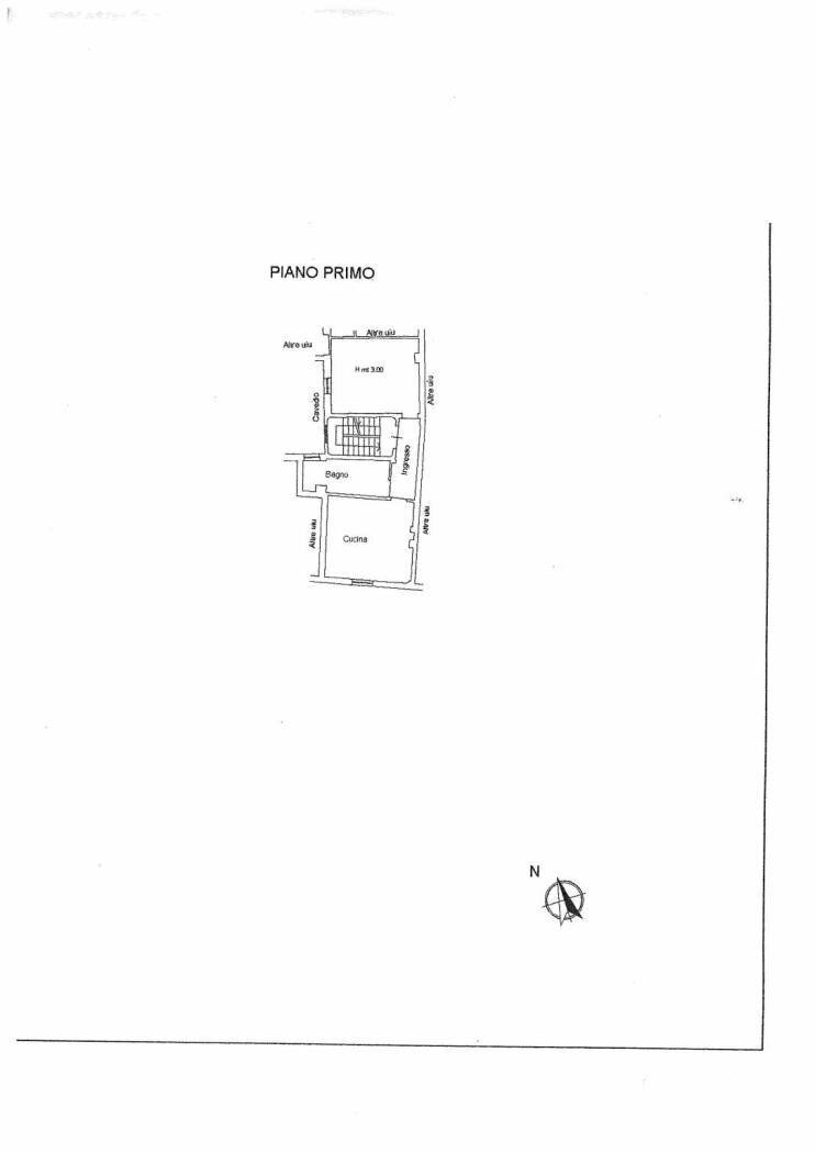 Bilocale via dell'Oro, Bologna (zona Colli) - planimetria 1