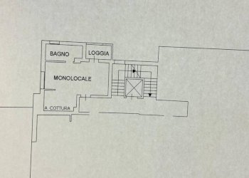 Planimetria - One-room apartment via Antonio Cavalieri Ducati, Bologna (neighborhood Borgo Panigale) - photo 14