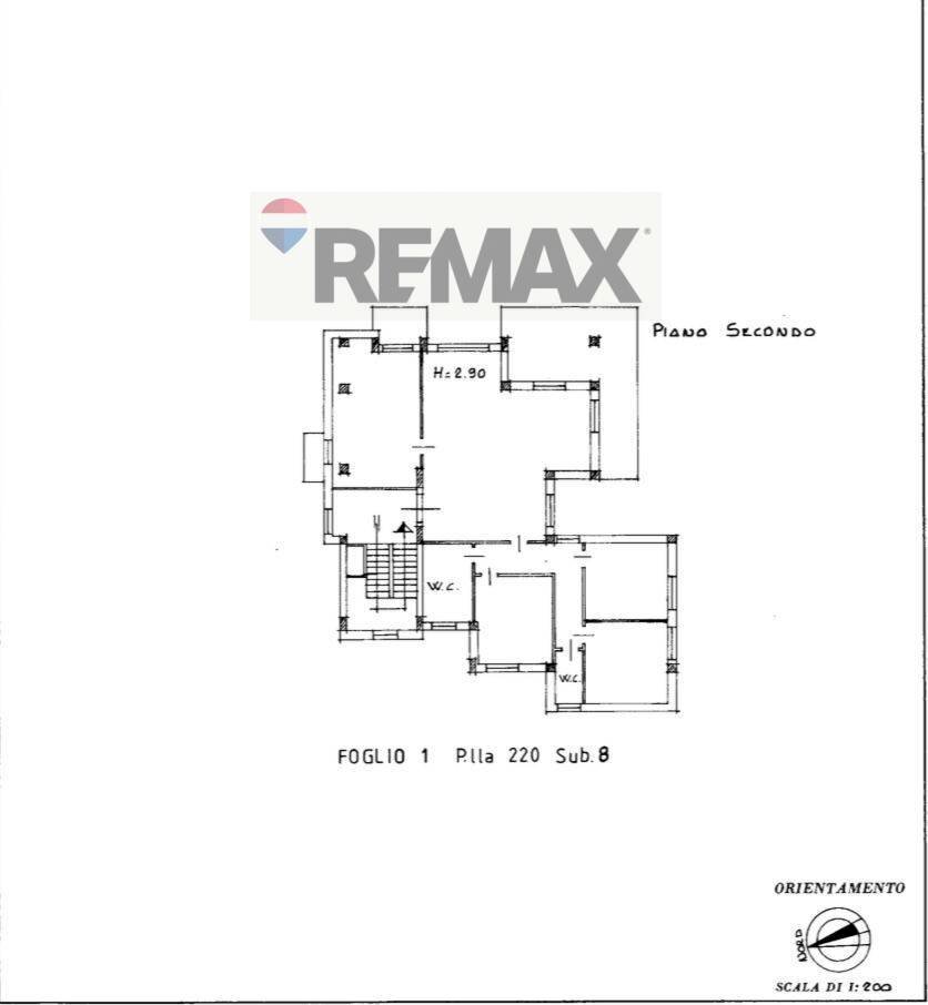 Pianta 2D - Quadrilocale Via Nazionale
 
35, Carolei - planimetria 1