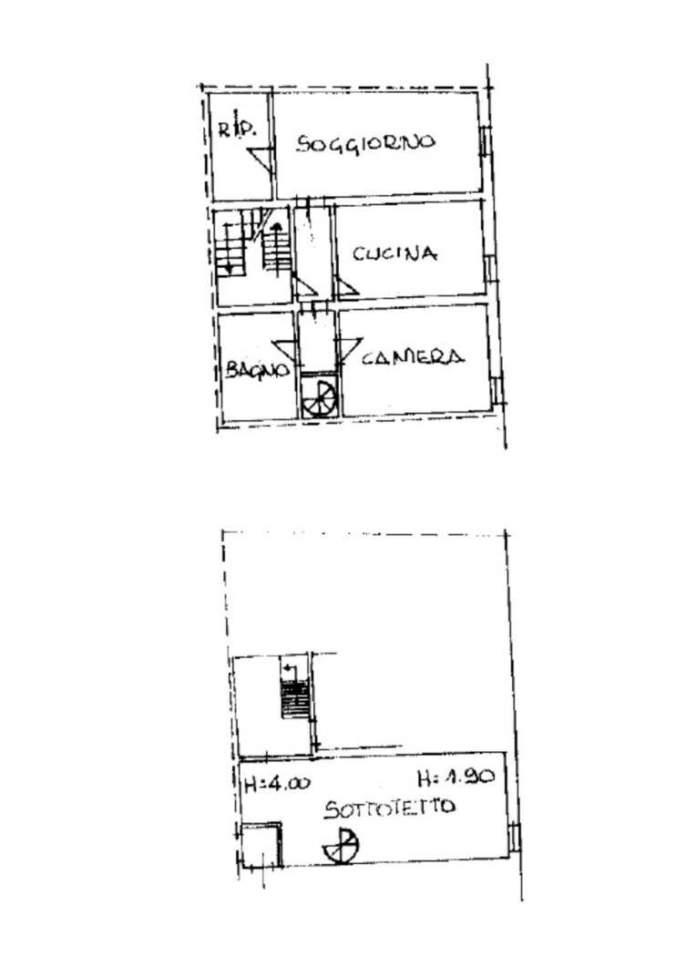 Three-room apartment via Emilia Ovest, SN, Parma - floor plans 1