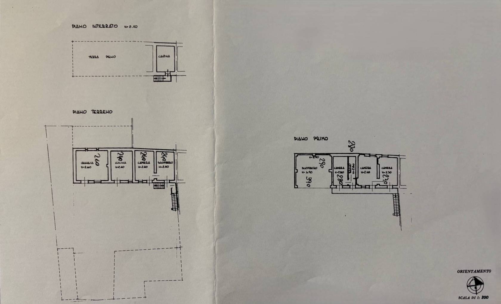 Rustico via Delio Godino, 37, San Secondo di Pinerolo - planimetria 1