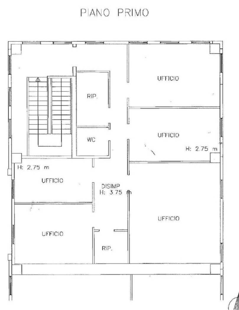 Ufficio C.da Profeta, 12, Caraffa di Catanzaro - planimetria 1