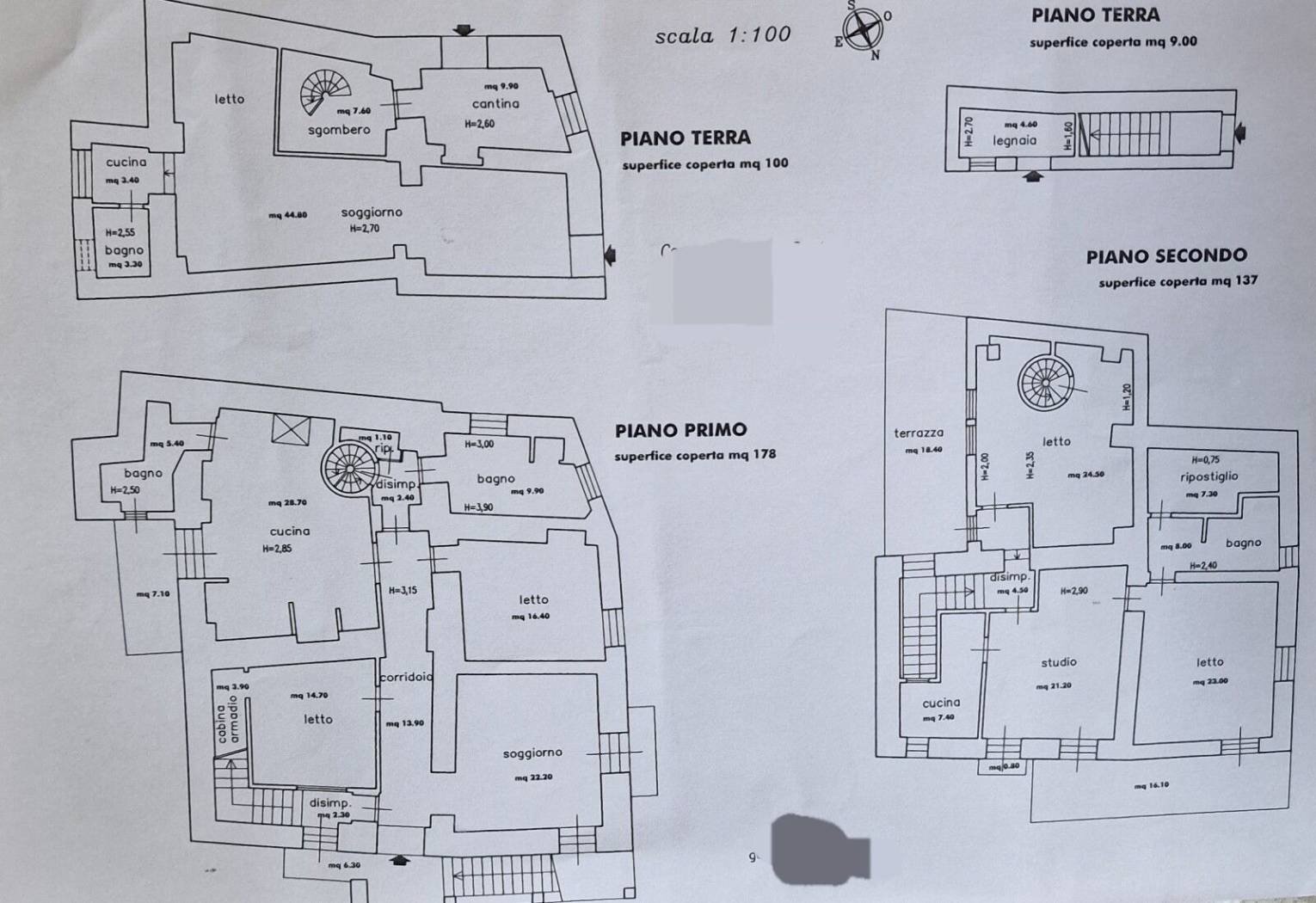 Appartamento largo Piano Grande, 5, Catanzaro - planimetria 1