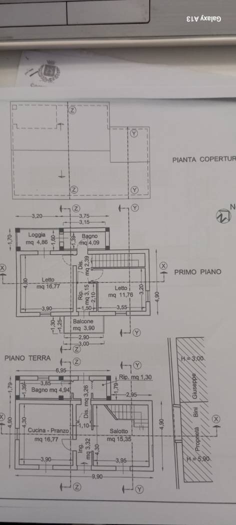 Villa Roncitelli, AN, Senigallia - planimetria 1