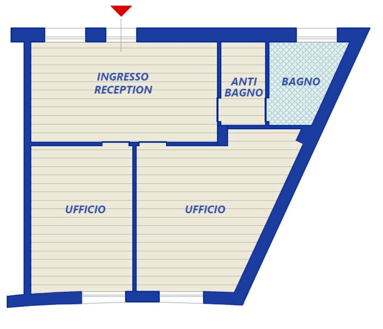 Ufficio via Vitantonio Conversi, Matera - planimetria 1