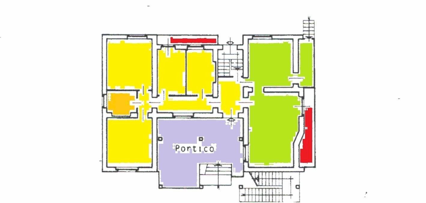 Villa via delle Nazioni Unite 36, Alanno - planimetria 1