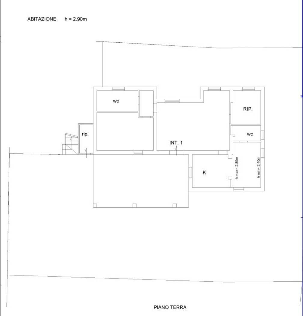 Villa via Palermo, 8, Fiano Romano - planimetria 1