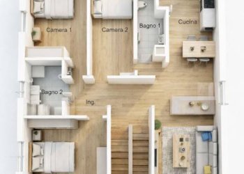 Planimetria - Appartamento via Gaspero Barbera, 30, Torino (zona Mirafiori Sud) - foto 26