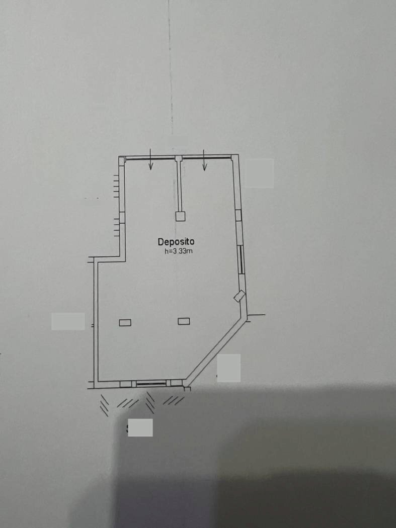 Negozio via Saverio Pipino, Altavilla Silentina - planimetria 1