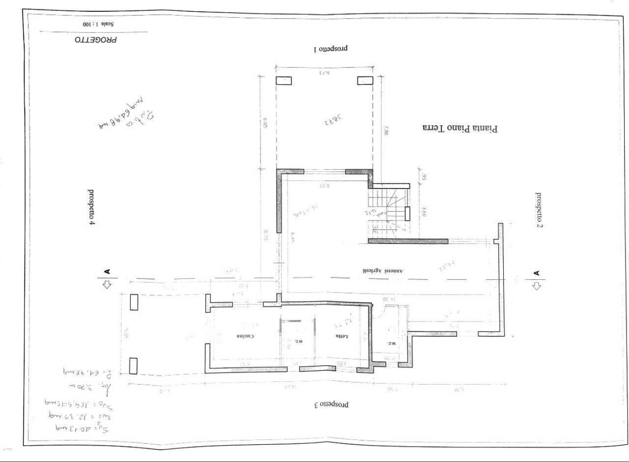 Terreno agricolo contrada Santa Lucia, Altavilla Silentina - planimetria 1