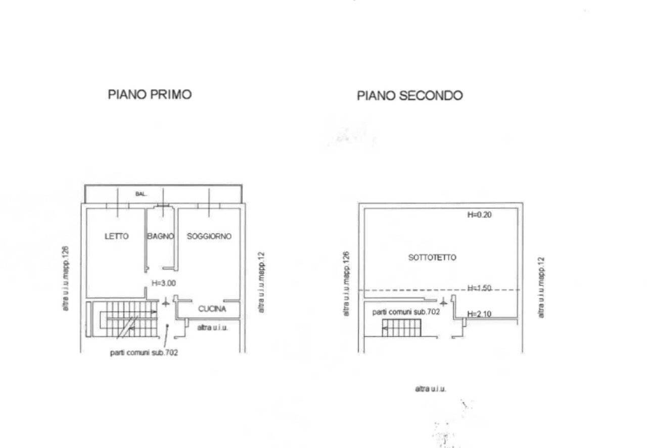Bilocale vicolo Olgetta, 4, Segrate - planimetria 1