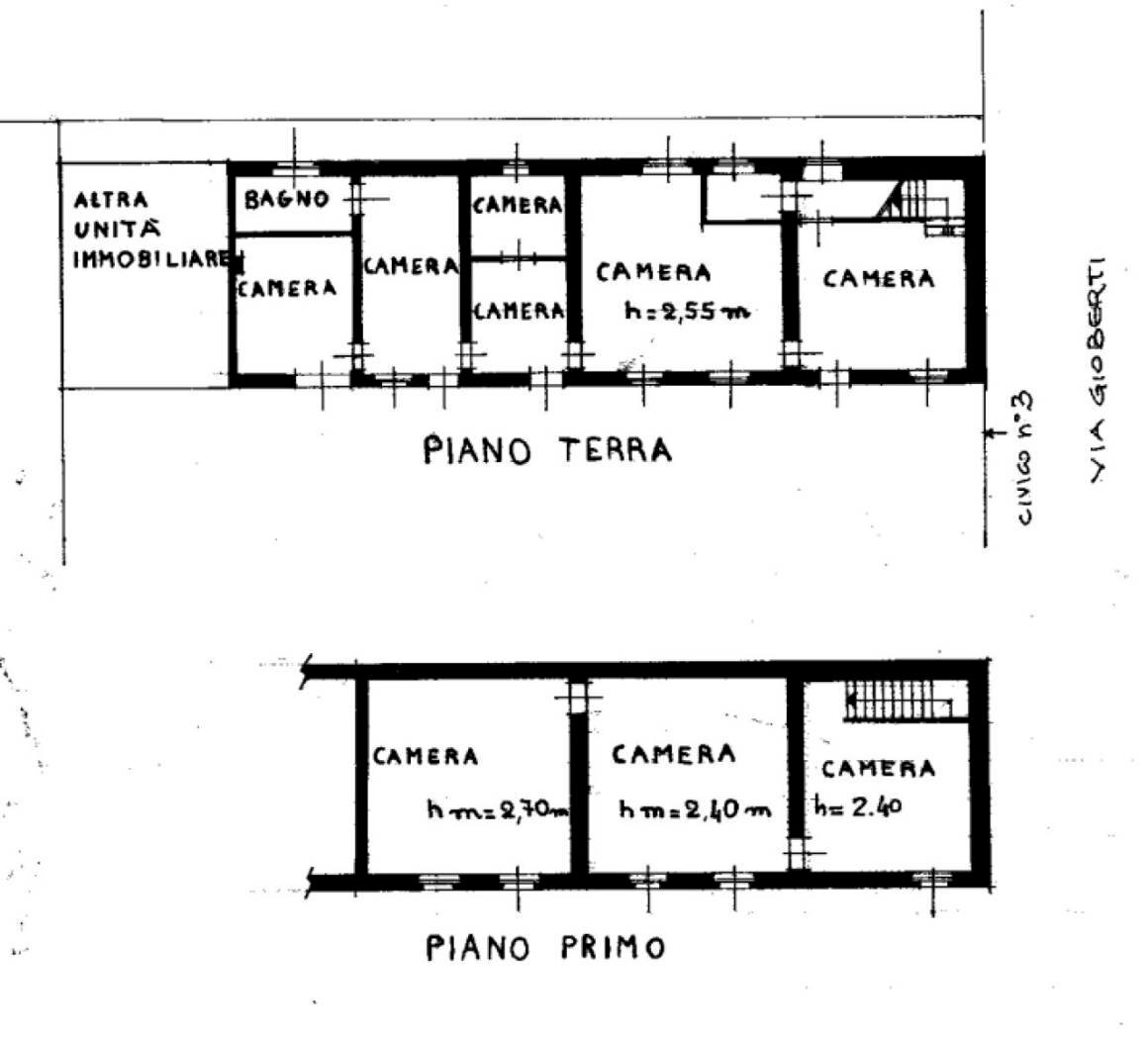 Rustic via Vincenzo Gioberti, 3, Cornale e Bastida - floor plans 1