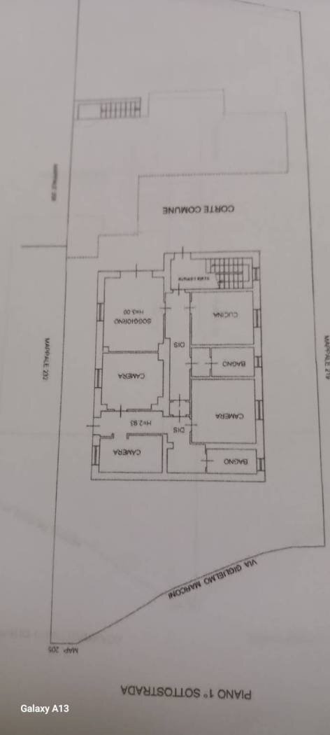 Apartment via Guglielmo Marconi, 18, Trecastelli - floor plans 1