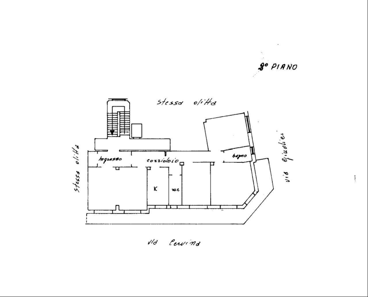 Four-room apartment piazza Annunziata, 4, Angri - floor plans 1
