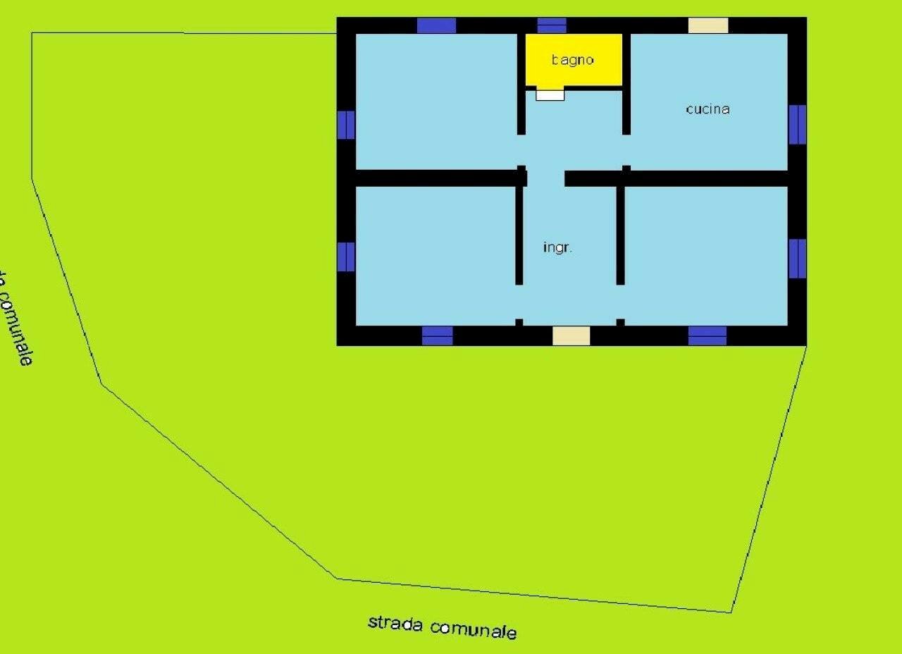 Villa via Croce Vecchia, 78, Tollo - planimetria 1