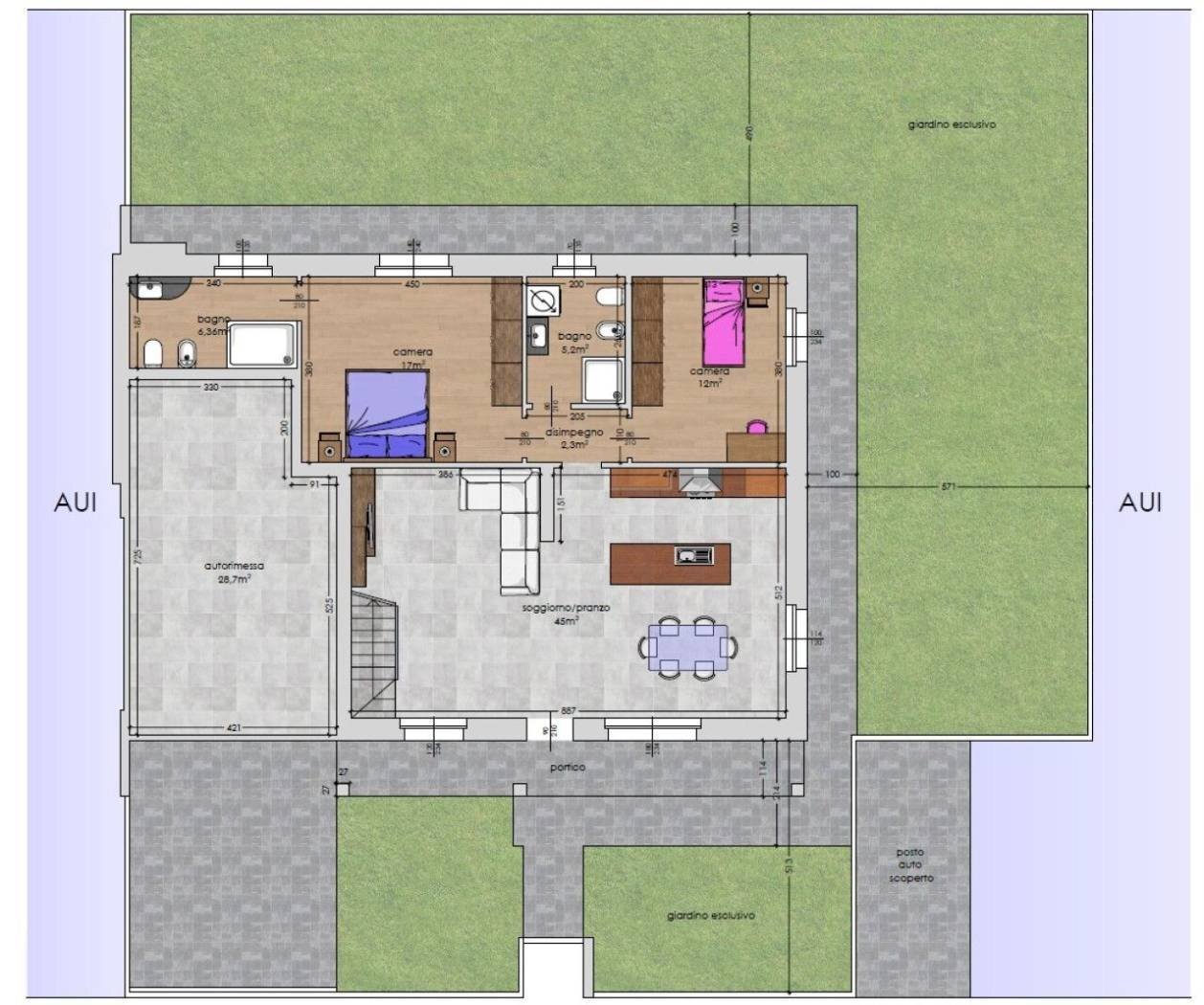 Villa via San Carlo, 13, Cologno al Serio - planimetria 1