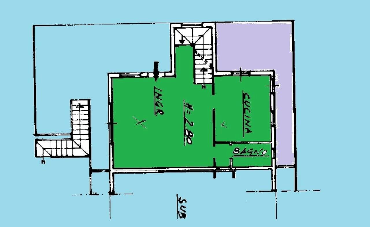 Villa via Maragona, 78, Torre De' Passeri - planimetria 1