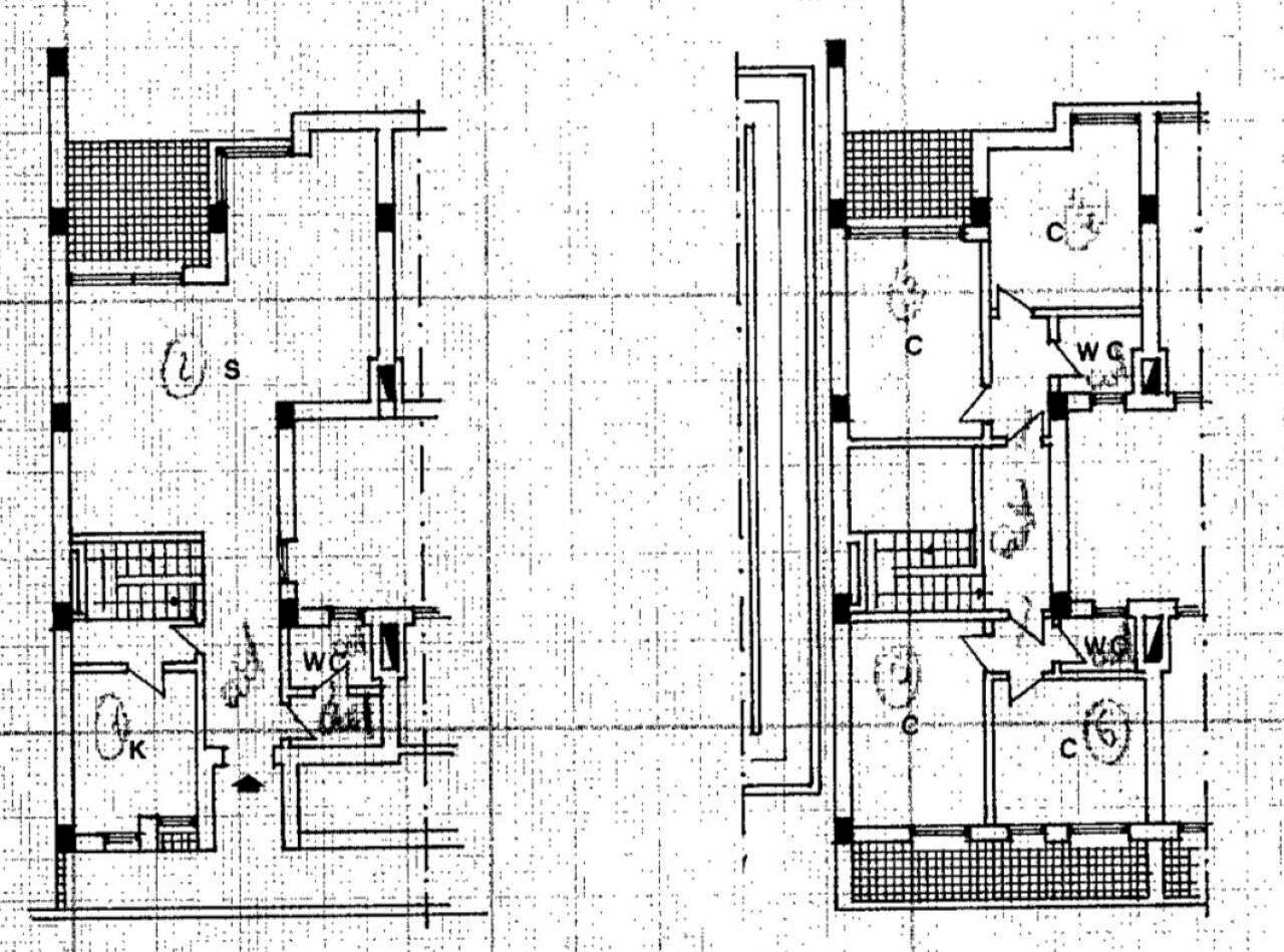 Attic via Carlo Giuseppe Bertero, 37, Roma - floor plans 1