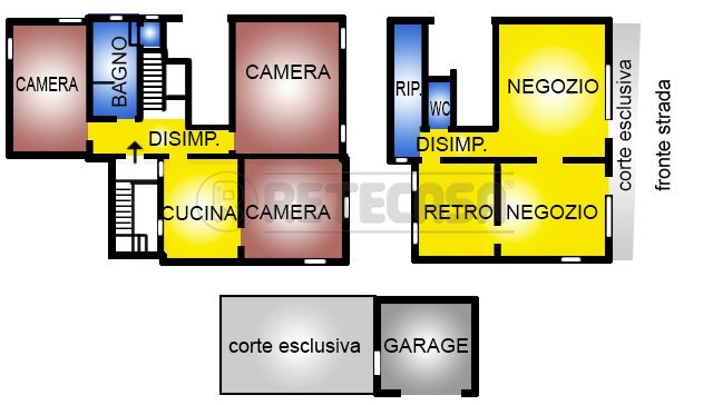 g2614.jpg - Townhouse Via Riviera Berica 45, Barbarano Mossano - floor plans 1
