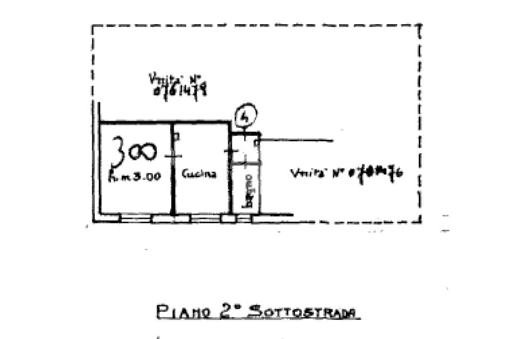 Appartamento Strada passo della croce, Monastero di Lanzo - planimetria 1