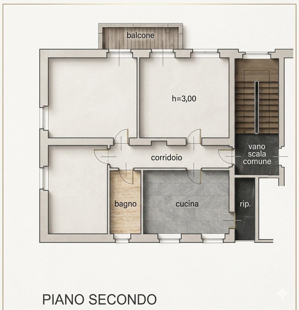 PLANIMETRIA.png - Appartamento Brescia - planimetria 1