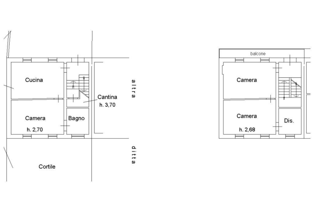 Casa semi indipendente Via Tosi, Carmagnola - planimetria 1