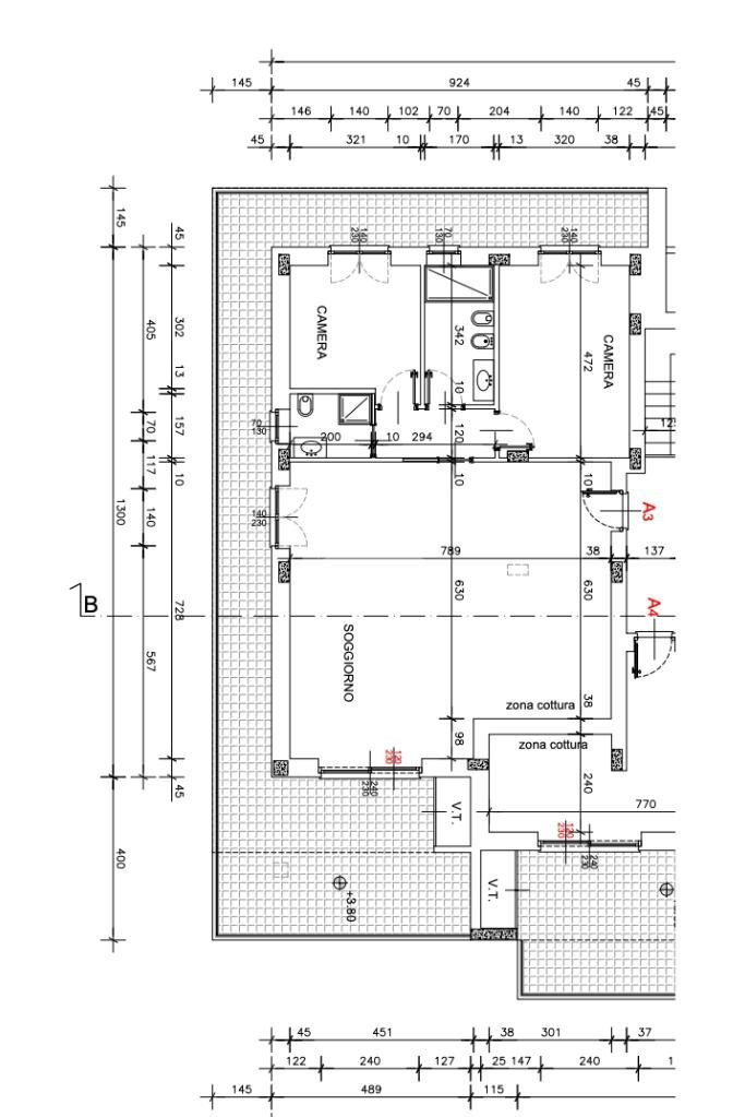 Quadrilocale Rivoli, Rivoli - planimetria 1