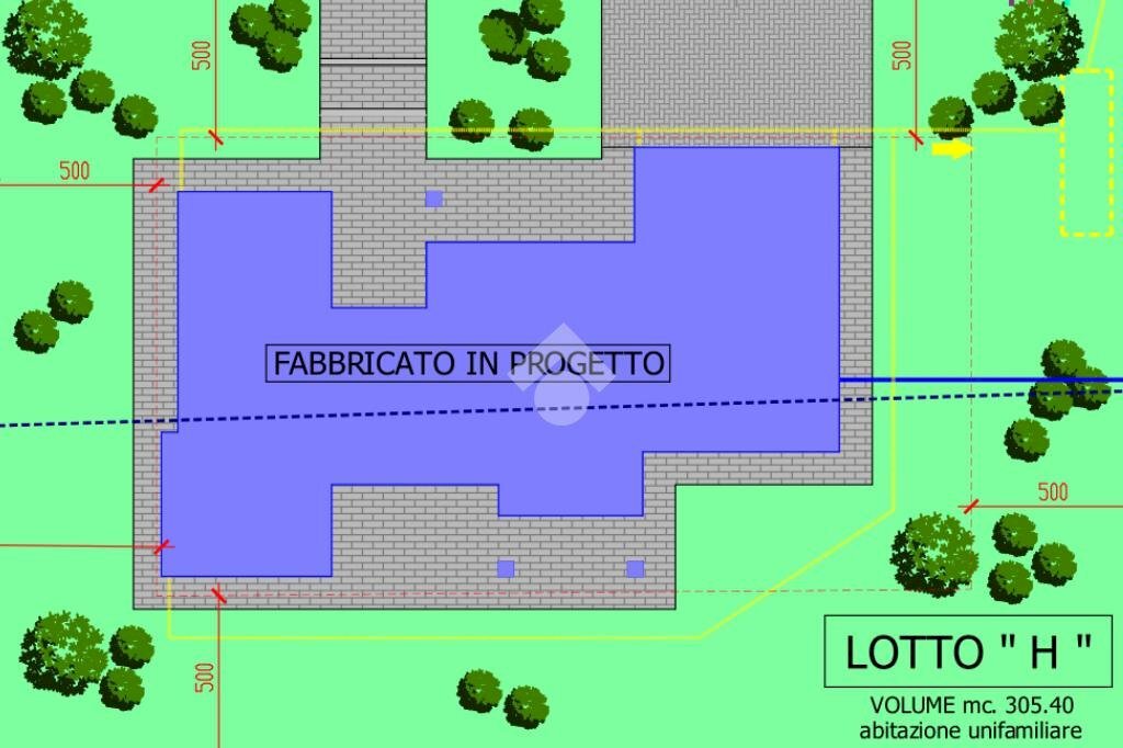 Terreno edificabile Via Tamagnone, Riva presso Chieri - planimetria 1