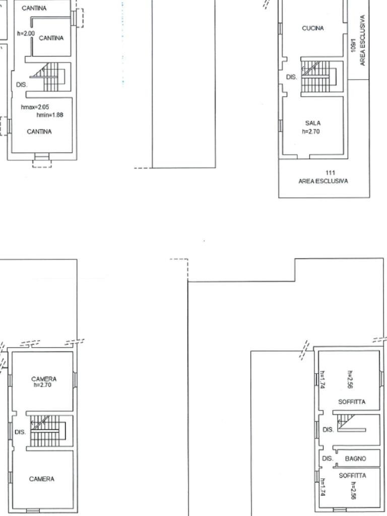 Casa semi indipendente Via Giosuè Carducci, Savignano sul Panaro - planimetria 1