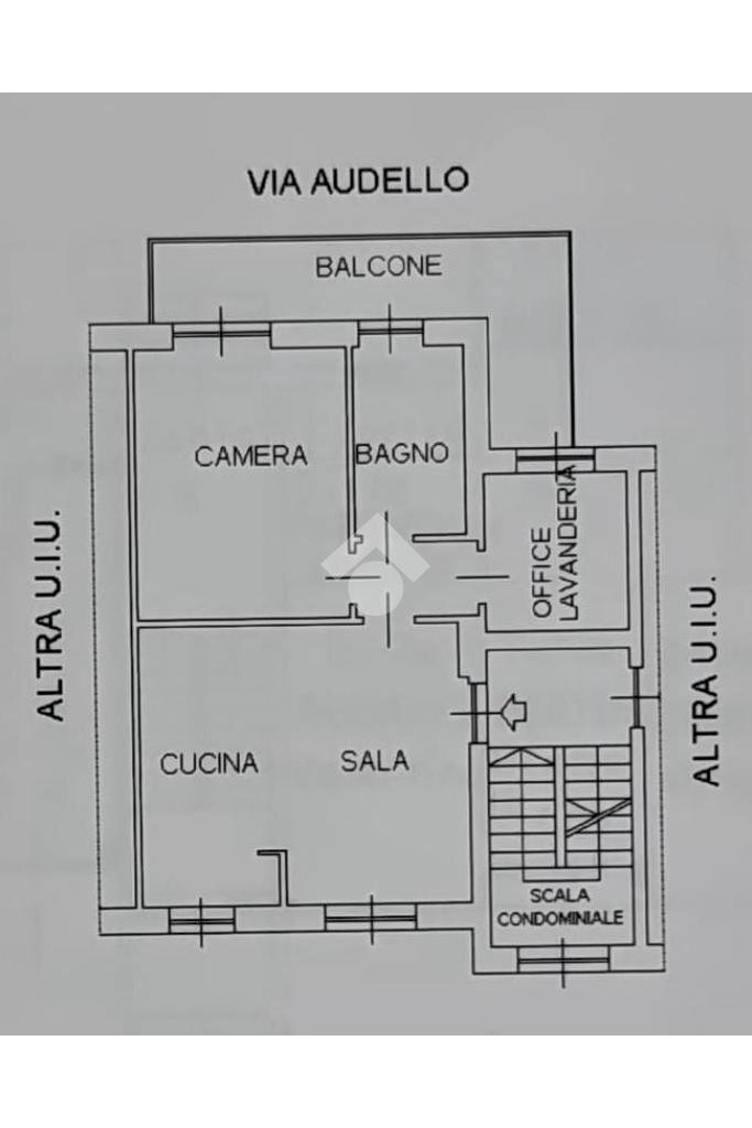 Bilocale Via Audello, Caselle Torinese - planimetria 1