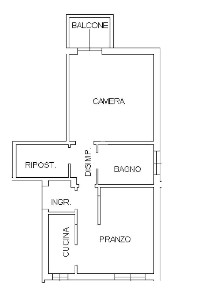 Bilocale Via Benvenuto Cellini, Zola Predosa - planimetria 1