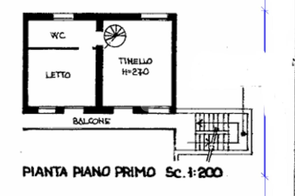 Bilocale Vicolo Ennio Maggioni, Galliate - planimetria 1