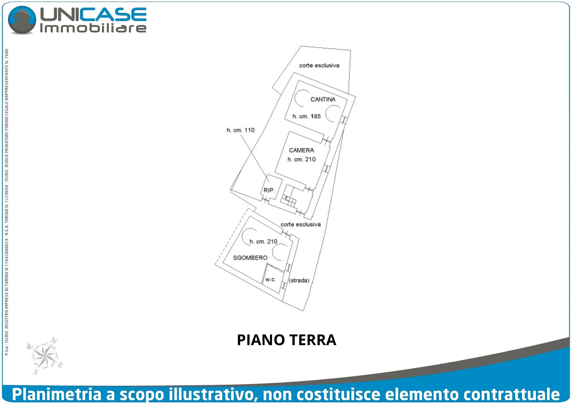 Rustico Sarsenà, s.n.c., Bobbio Pellice - planimetria 1