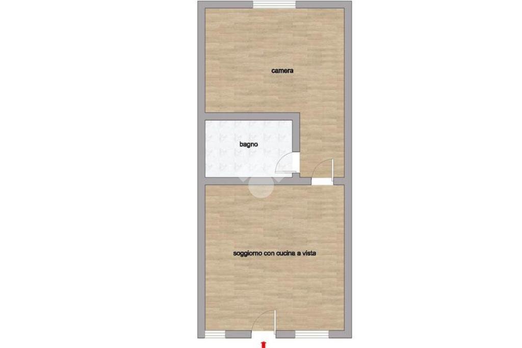 Bilocale Via Garigliano, Milano (zona Isola) - planimetria 1