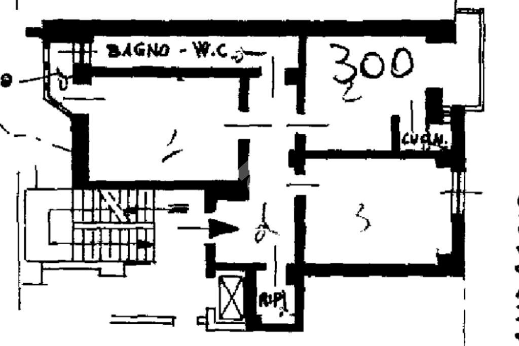 Trilocale Via breglio, Torino (zona Borgo Vittoria) - planimetria 1