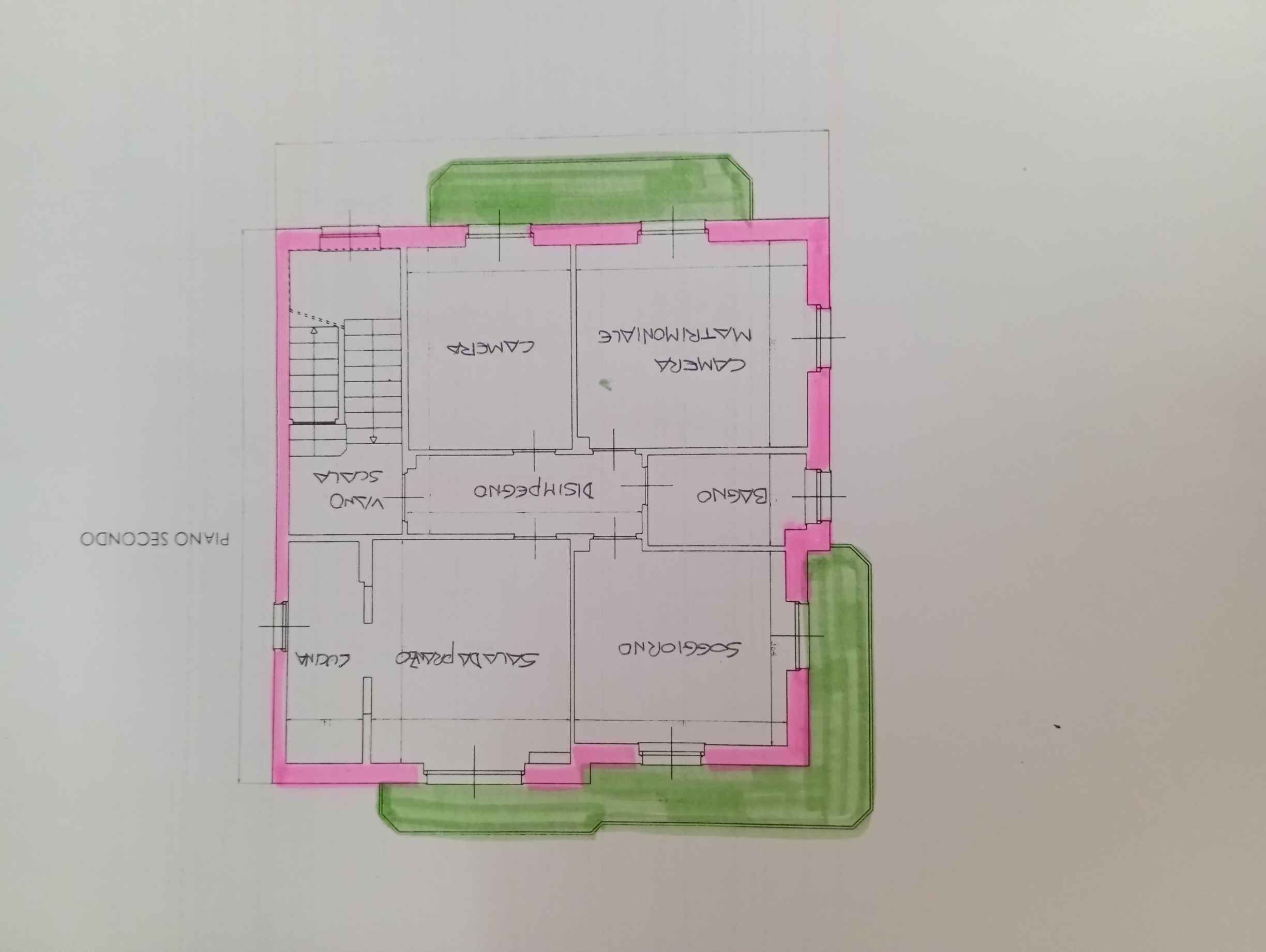 Appartamento in Villa via Molino Morra, frazione Confreria, Cuneo - planimetria 1