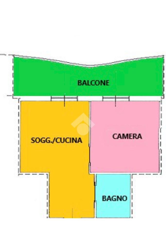 Bilocale Corso Acqui, Alessandria - planimetria 1