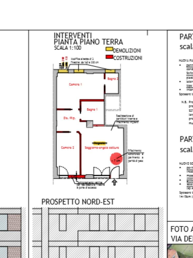 Three-room apartment Via Della Barca, Bologna (neighborhood Barca) - floor plans 1