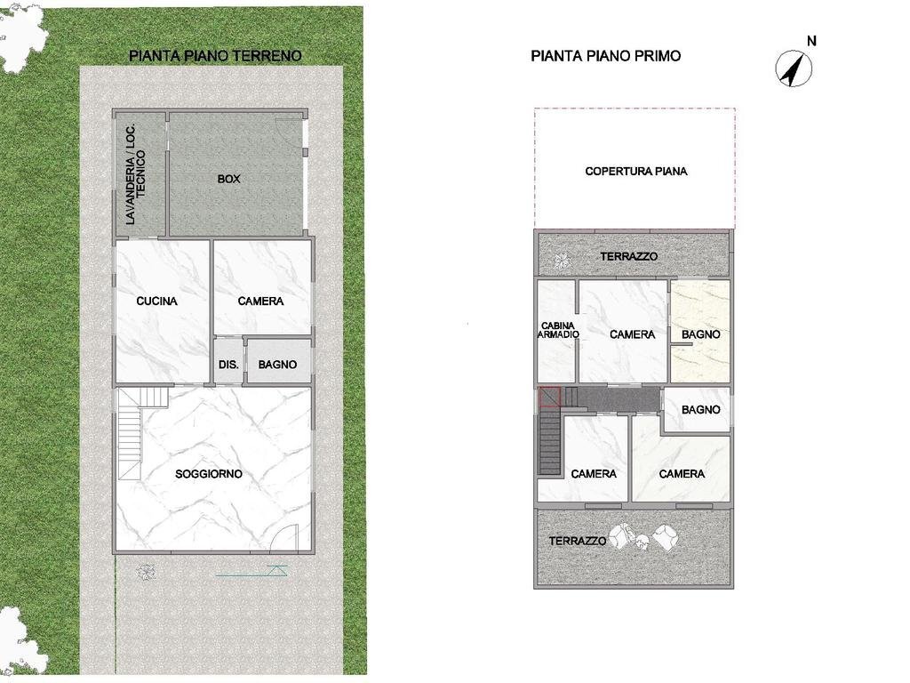 Villa Via Asilo, Cornaredo - planimetria 1