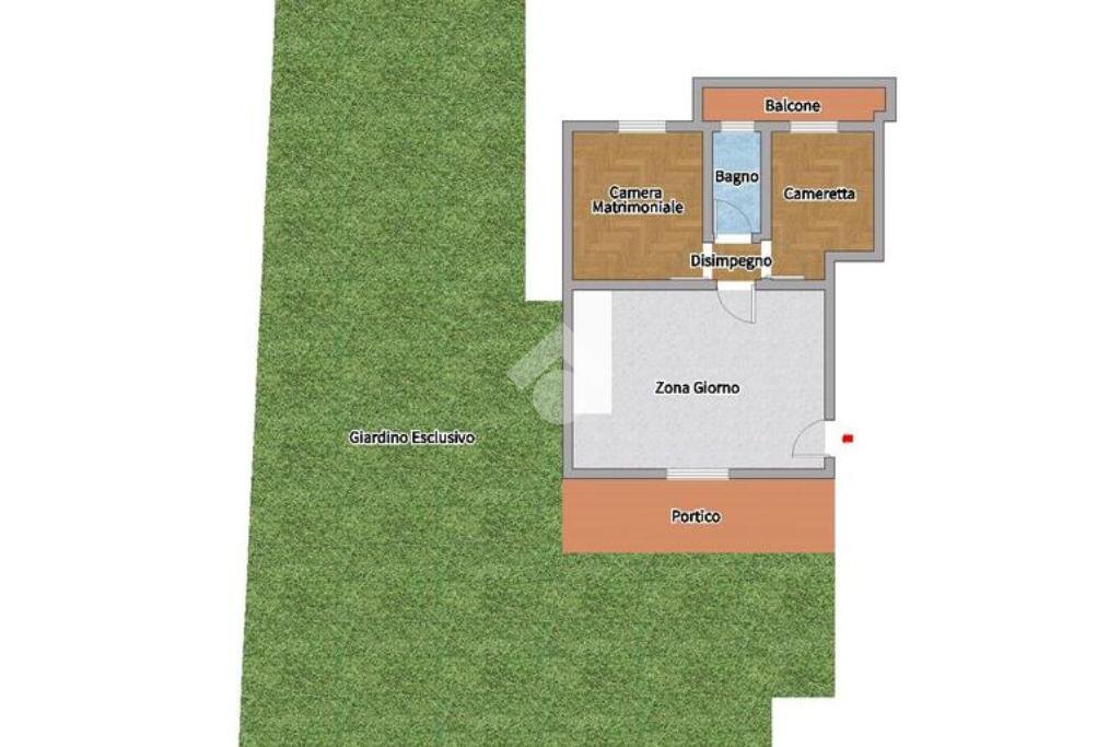 Trilocale Via Castellazzo, Pregnana Milanese - planimetria 1