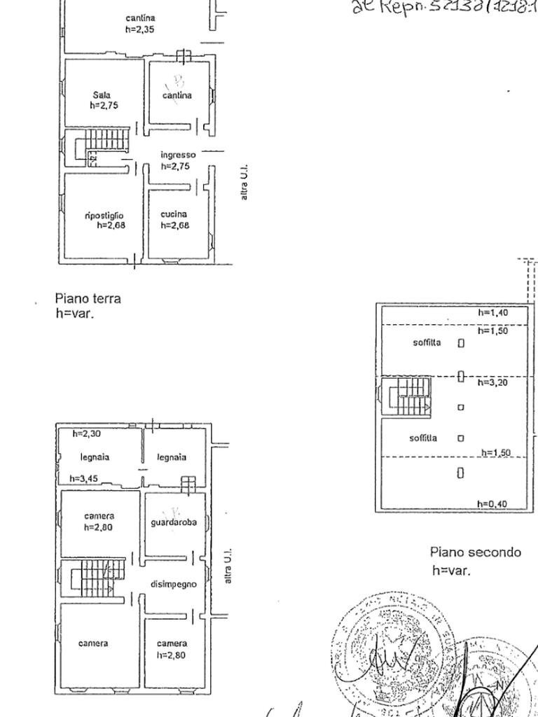 Rustic Via Francesco Crispi, Gattatico - floor plans 1