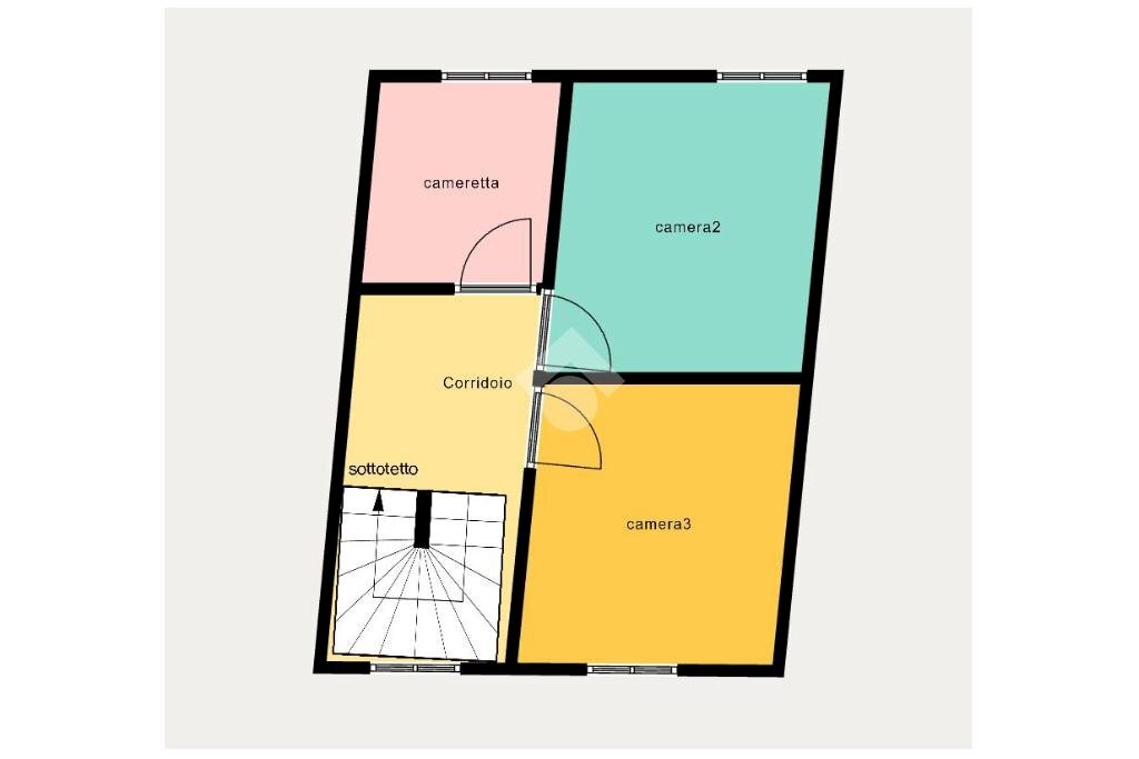 Casa semi indipendente Località Pareto, Valbrevenna - planimetria 1